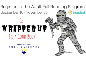 Register for the Adult Fall Reading Program